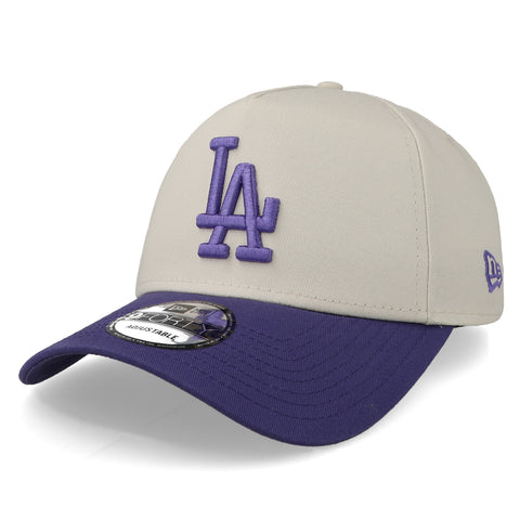 Gorra New Era 9 Forty MLB Dodgers World Series Marfil/Morado Unitalla