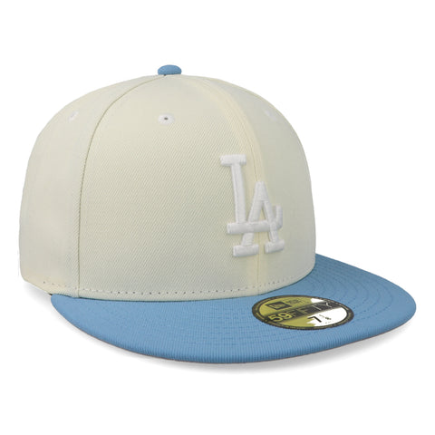 Gorra New Era 59 Fifty MLB Dodgers Cromo Cielo Cerrado
