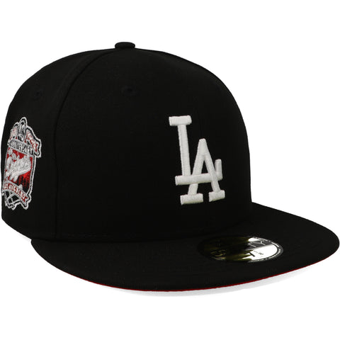 Gorra New Era 59 Fifty MLB Dodgers Negro 40° Aniversario