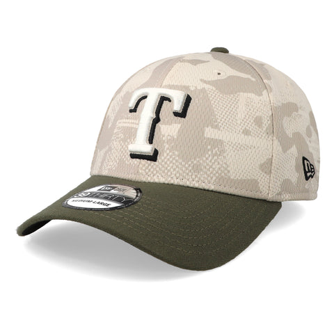 Gorra New Era 39 Thirty MLB Rangers AFD Camuflaje Cerrada