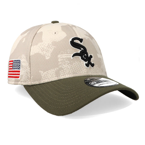 Gorra New Era 39 Thirty MLB White Sox AFD Camuflaje Cerrada