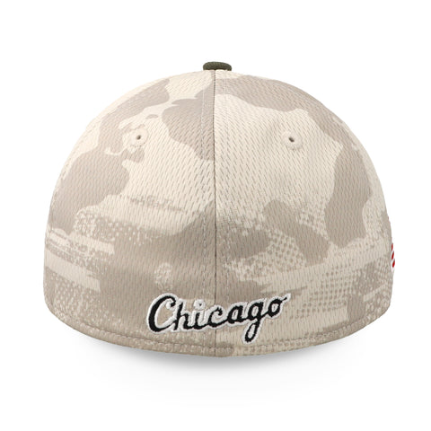 Gorra New Era 39 Thirty MLB White Sox AFD Camuflaje Cerrada