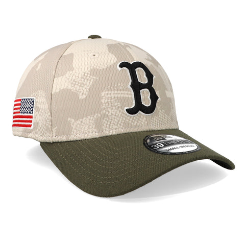Gorra New Era 39 Thirty MLB Red Sox AFD Camuflaje Cerrada