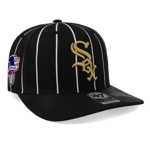 Gorra '47 MLB White Sox Sure Shot Pinstripe Negro Unitalla