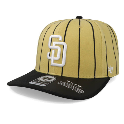 Gorra '47 MLB Padres Pinstripe 47 MVP Dorado Unitalla