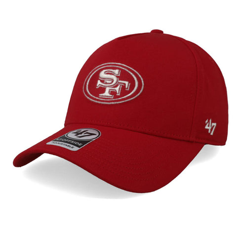 Gorra '47 NFL 49ers Foundational 47 Offside Rojo Unitalla