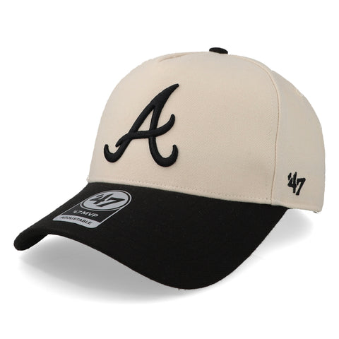 Gorra '47 MLB Braves Sure Shot MVP Blanco Unitalla