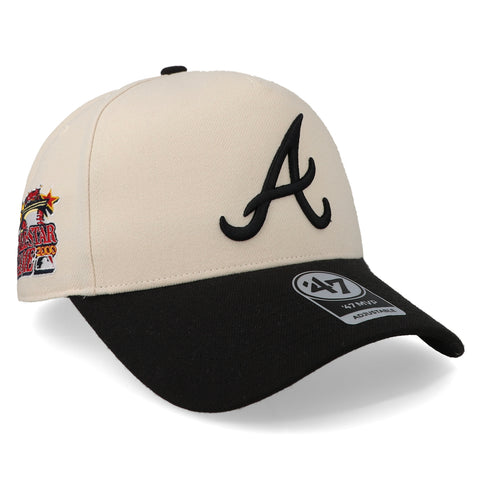 Gorra '47 MLB Braves Sure Shot MVP Blanco Unitalla