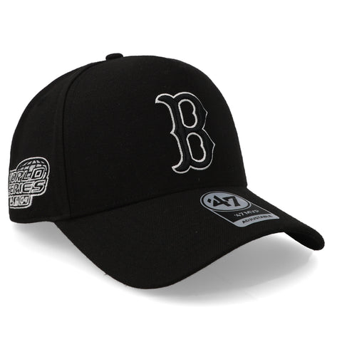 Gorra '47 MLB Red Sox Sure Shot Snap Negro/Blanco Unitalla