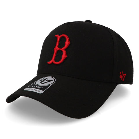 Gorra '47 MLB Red Sox Sure Shot TT MVP Negro/Rojo Unitalla