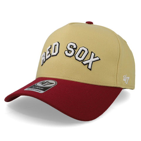Gorra '47 MLB Red Sox Sure Shot Snap MVP Beige/Rojo Unitalla