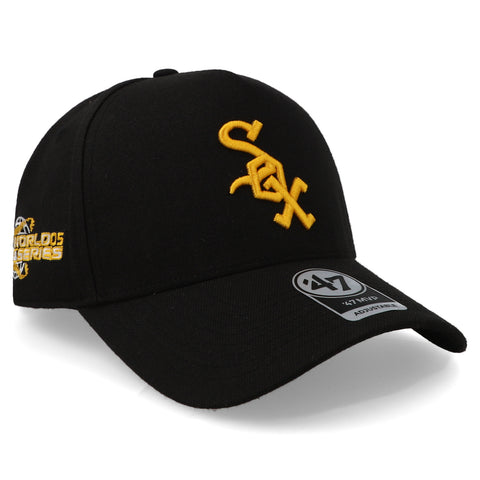 Gorra '47 MLB White Sox Sure Shot Negro/Amarillo Unitalla