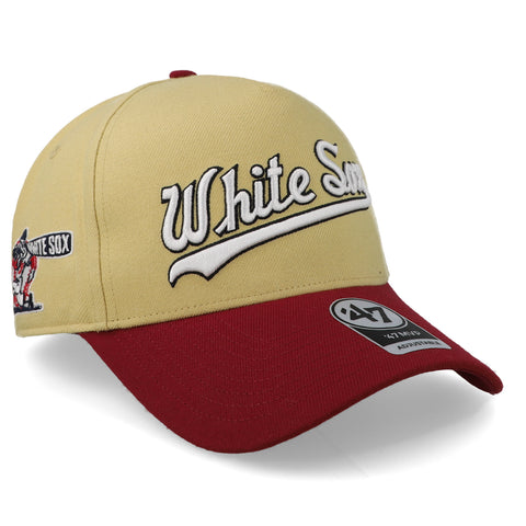 Gorra '47 MLB White Sox Sure Shot TT MVP Beige/Rojo Unitalla