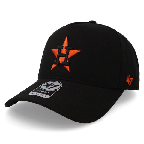 Gorra '47 MLB Astros Sure Shot MVP Negro/Naranja Unitalla