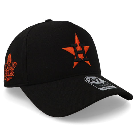 Gorra '47 MLB Astros Sure Shot MVP Negro/Naranja Unitalla