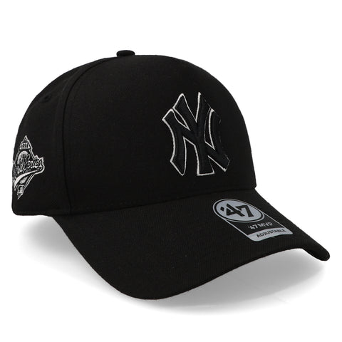Gorra '47 MLB Yankees Sure Shot MVP Negro Unitalla