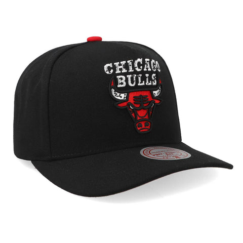 Gorra Mitchell and Ness NBA Bulls Hook Pro Negro Unitalla