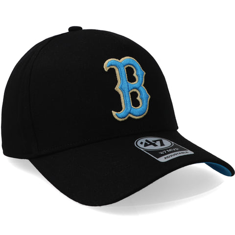 Gorra '47 MLB Red Sox Ballpark MVP Negro Unitalla