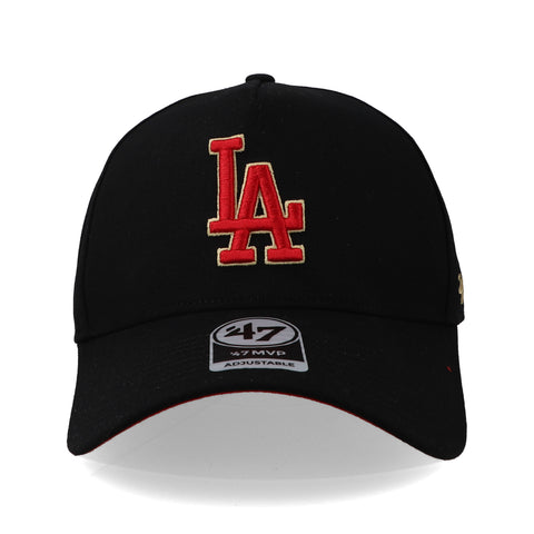Gorra '47 MLB Dodgers Ballpark MVP Negro Unitalla