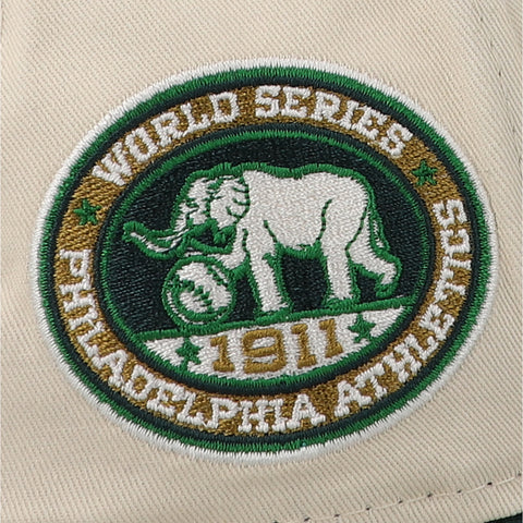 Gorra New Era 9Forty MLB Athletics WS Patch Verde Unitalla
