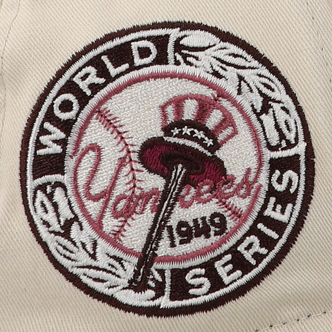 Gorra New Era 9Forty MLB Yankees WS Patch Beige Unitalla