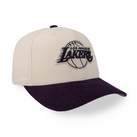 Gorra Mitchell & Ness NBA Lakers Fall Cord Pro Snapback