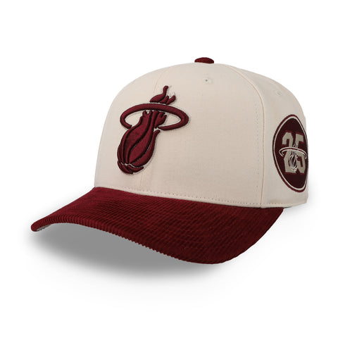 Gorra Mitchell & Ness NBA Heat Fall Cord Pro Snapback Unitalla
