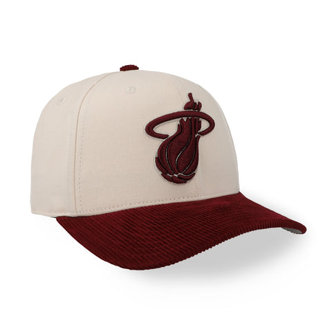 Gorra Mitchell & Ness NBA Heat Fall Cord Pro Snapback Unitalla