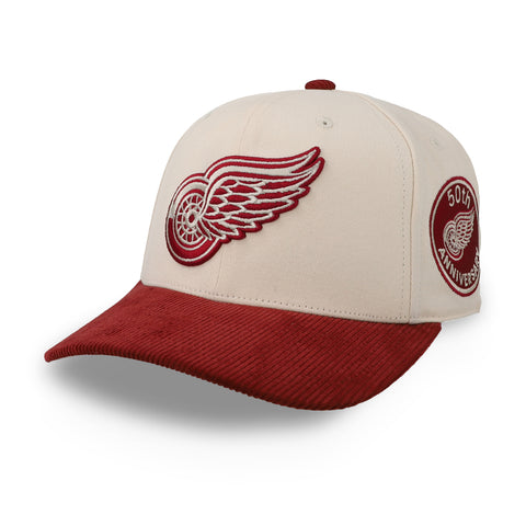 Gorra Mitchell & Ness NHL Red Wings Fall Cord Pro Snapback Unitalla