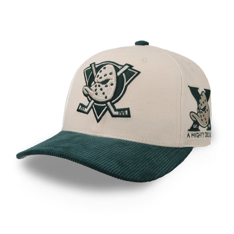 Gorra Mitchell & Ness NHL Ducks Vintage Fall Cord Pro Snapback Unitalla