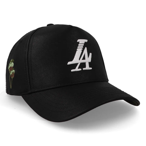 Gorra Reference Paradise LA Leather Negro Unitalla