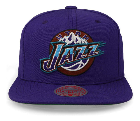 Gorra Mitchell & Ness Nba Team Ground 2.0 Hwc Jazz Morado Un