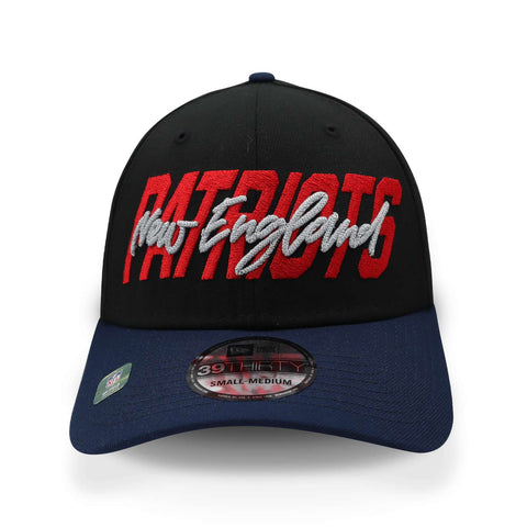 Gorra New Era 39 Thirty NFL Patriots Draft 22 Negro Cerrada