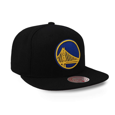 Gorra Mitchell & Ness NBA Core Basic Snap Warriors Negro Uni