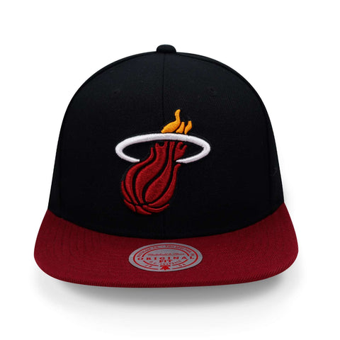 Gorra Mitchell & Ness NBA Heat Core Negro Unitalla