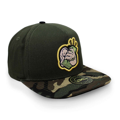 Gorra Jc Hats Hi Money Camo 1545 Verde Oscuro Unitalla