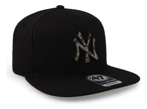 Gorra '47 MLB Yankees Camfill Captain Negro Unitalla