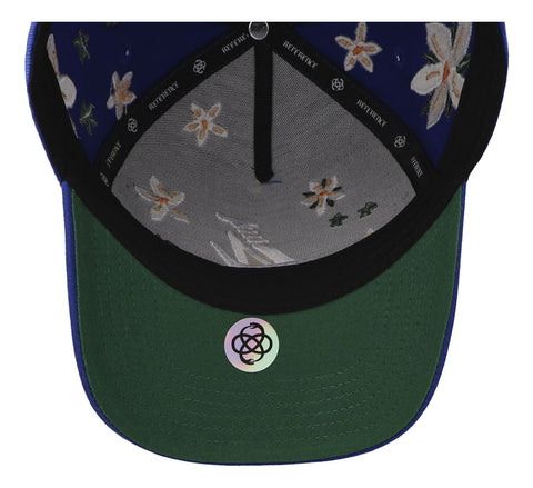 Gorra Reference Paradise Premium Ref503 Azul Floral Unitalla