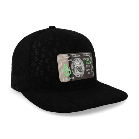 Gorra Cash Only Amex Print 23 Negro Unitalla