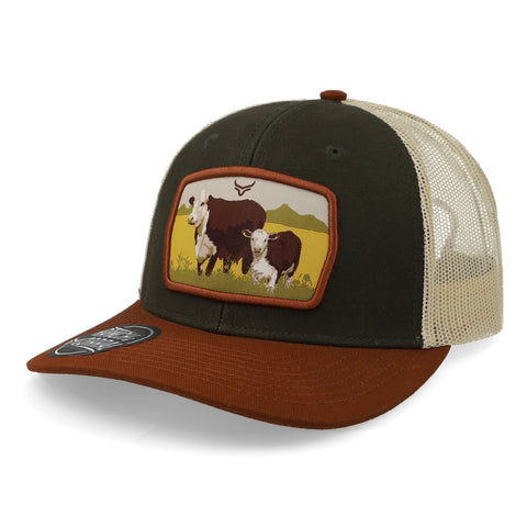 Gorra Ranch & Corral Becerro Rcg27 Gris Unitalla