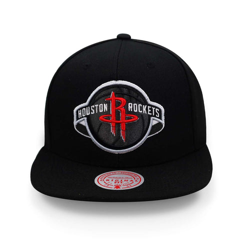 Gorra Mitchell & Ness NBA Core Basic Rockets Negro Uni