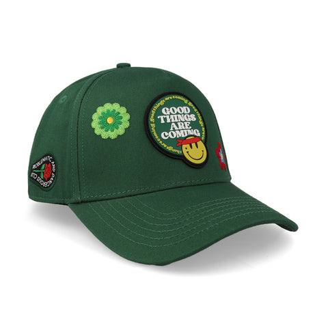 Gorra Problematic Chiquete Good Things Curve Verde Unitalla