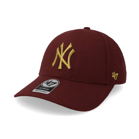 Gorra '47 MLB Yankees Metallic MVP Guinda Unitalla