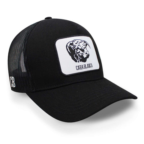 Gorra Cara Blanca Myp221298 Parche Negro Cb Unitalla