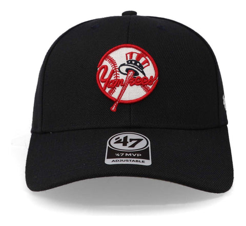 Gorra '47 MLB Yankees MVP Patch Negro Unitalla