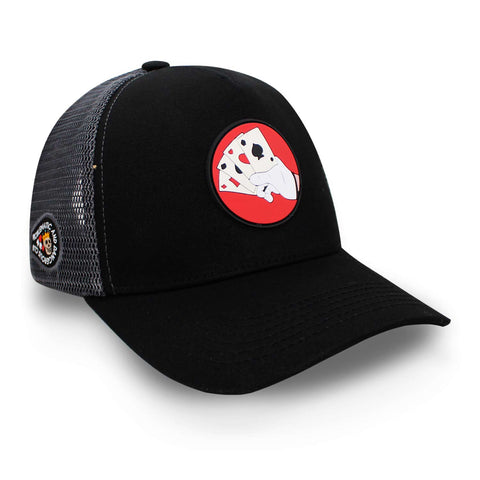 Gorra Problematic Chiquete Cartas Trucker Negro/Gris Uni