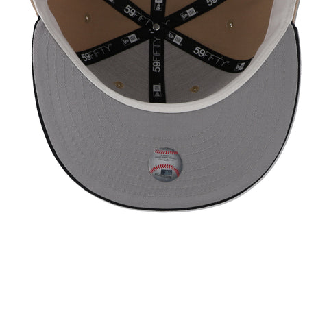 Gorra New Era 59 Fifty MLB Dodgers Core Camello Cerrado