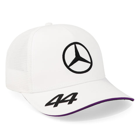 Gorra Mercedes Rp Lh Trucker Cap Blanco Unitalla