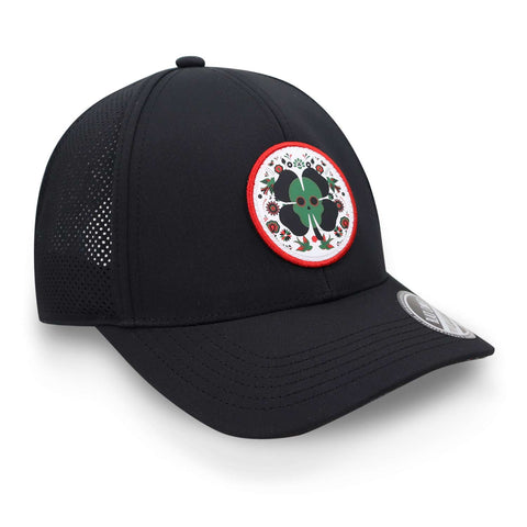 Gorra Black Clover Calaca Luck Mx23 Negro Unitalla