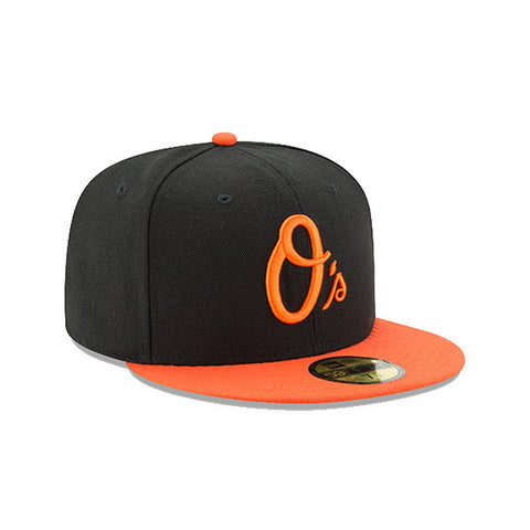 Gorra New Era 59 Fifty MLB Orioles Alterna Negro/Naranja